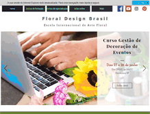 Tablet Screenshot of floraldesign.com.br